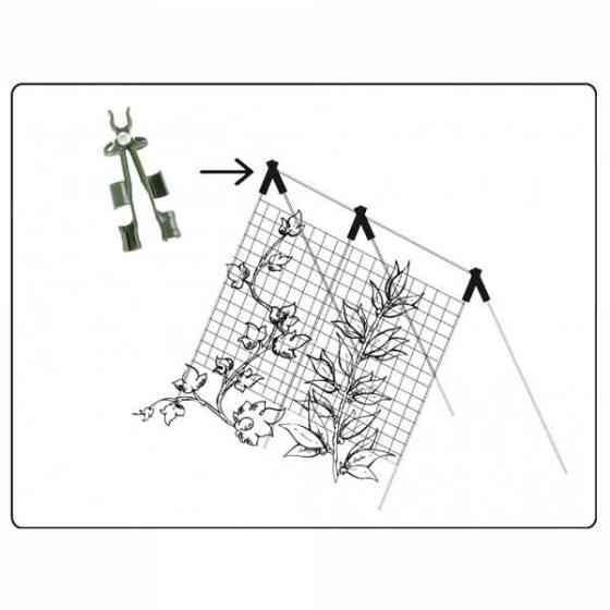 Соединитель угловой регулируемый для садовых опор 11мм, 3 шт, TYLS11. Киев