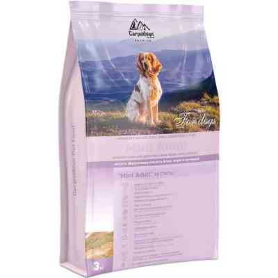 Сухой корм для собак Carpathian Pet Food Mini Adult 3 кг (4820111140831) Винница
