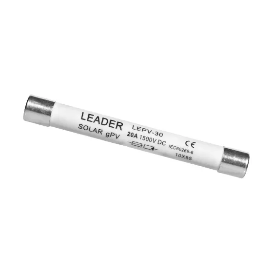 Плавкий запобіжник 20A 1500V Leader FSKDC20AL для сонячних панелей (42-00216) Киев