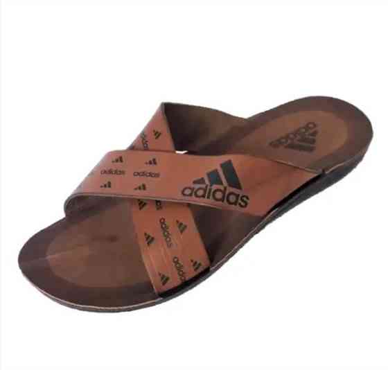 Чоловічі Шльопанці Капці Adidas Сланці Коричневі Адідас (розміри: 40,41,42) Дніпро