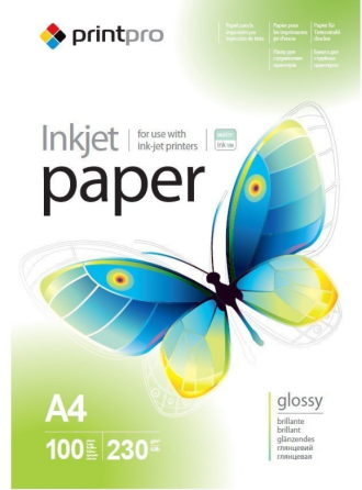 Папір А4 глянцевий 230г/м 100 шт ColorWay PrintPro PGE230100A4 Житомир