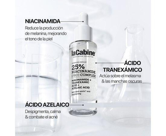 Висококонцентрована сироватка проти пігментних плям ADVANCED 25% Niacinamide Pro Complex LaCabine, 30 мл Дніпро - фото 2