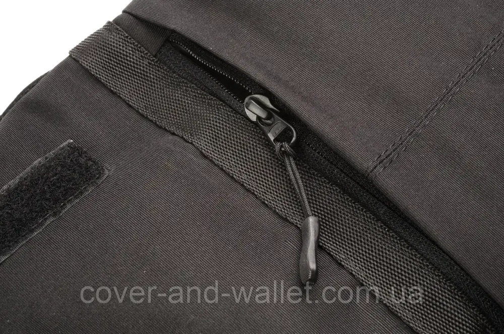 Тактическая сумка через плечо черного цвета для скрытого ношения пистолета 902710 Киев - изображение 4