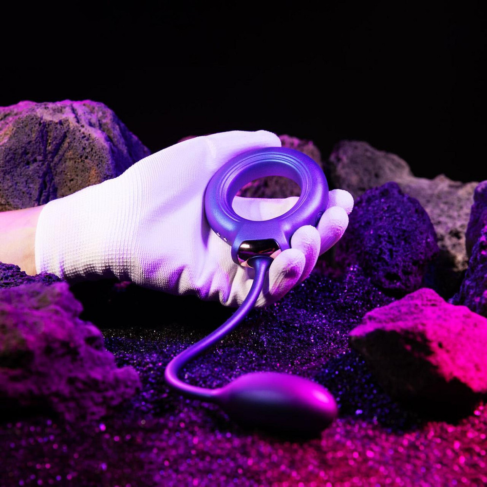Ерекційне віброкільце з віброяйцем Hueman - Eclipse Anal Vibrator Sex Aura Київ - фото 10