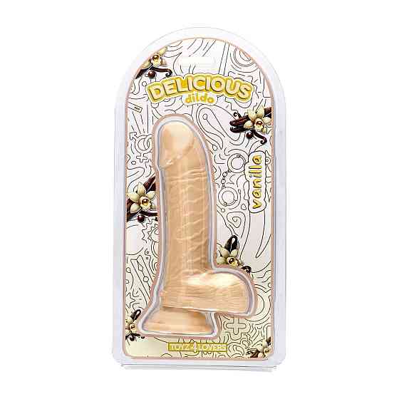 Фалоімітатор з ароматом ванілі - Toyz4lovers Delicious Dildo Vanilla, 18 см Sex Aura Київ