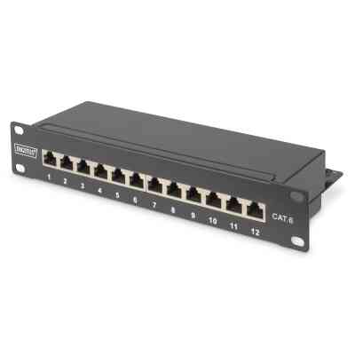Патч-панель Digitus 10&quot; 1U 12 портов cat.6 STP в сборе (DN-91612S) Вінниця