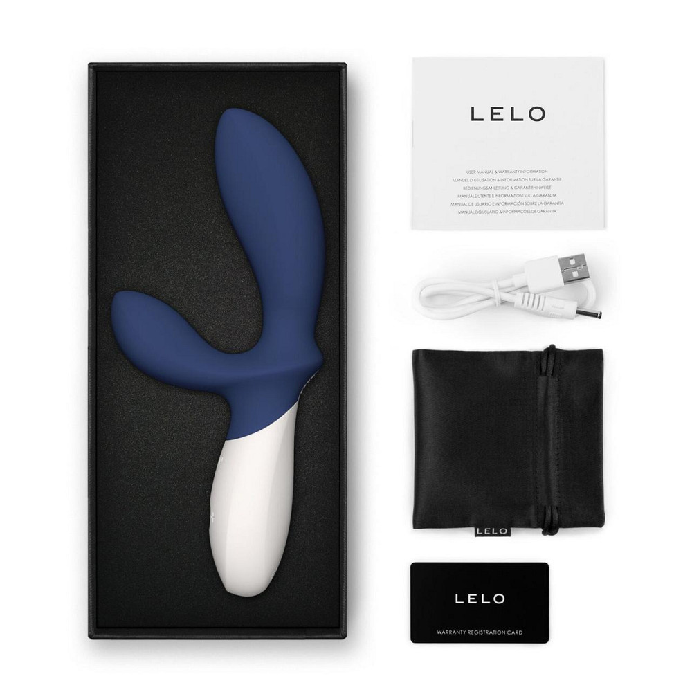 Масажер простати LELO Loki Wave 2 Base Blue, 2 мотори, манливий рух + вібрація Sex Aura Київ - фото 4