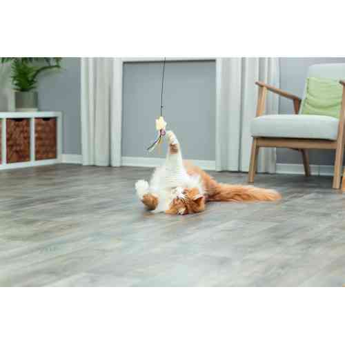 Игрушка Trixie для кошек Палочка с плюшевой звездой и кошачьей мятой 46 см Киев