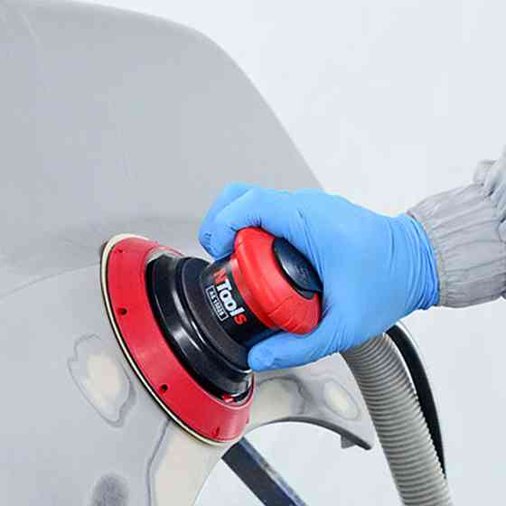 Шліфувальна машинка пневматична ексцентрикова "AS 15050" крок 2,5мм основа м'яка, 136025S Вінниця