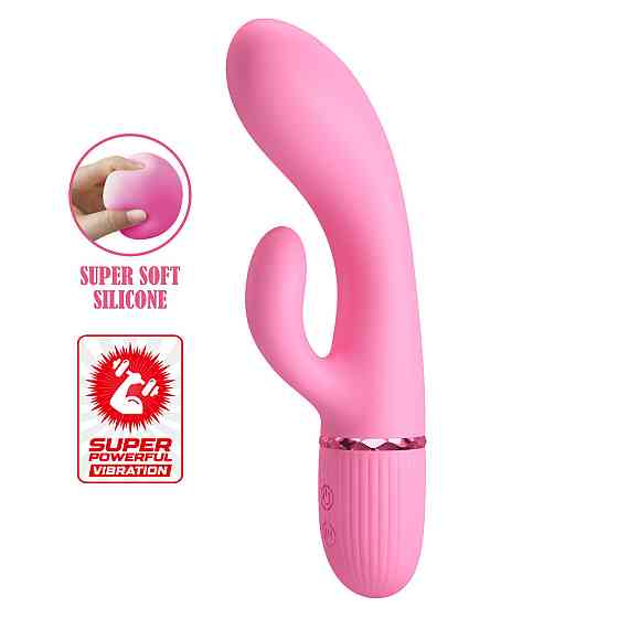 Вибратор-кролик PRETTY LOVE Marski розовый, 18 х 3.6 см Sex Aura Киев