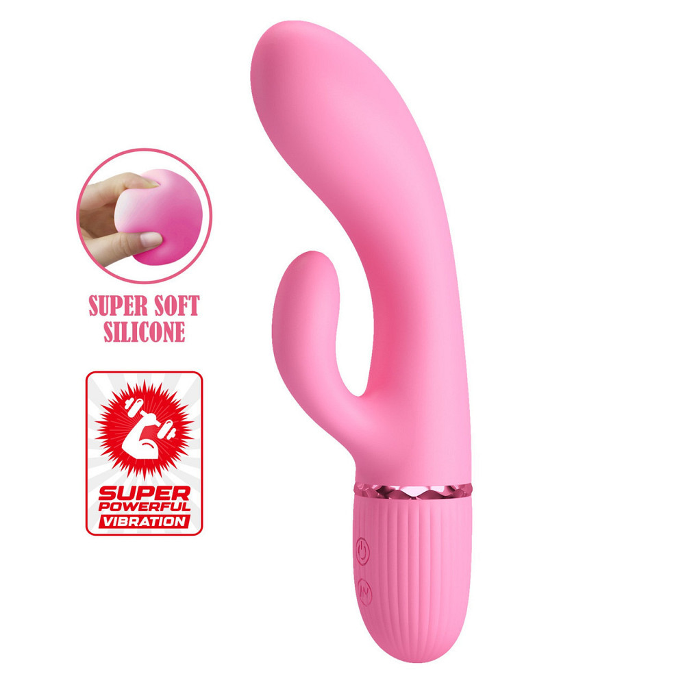 Вибратор-кролик PRETTY LOVE Marski розовый, 18 х 3.6 см Sex Aura Киев - изображение 2