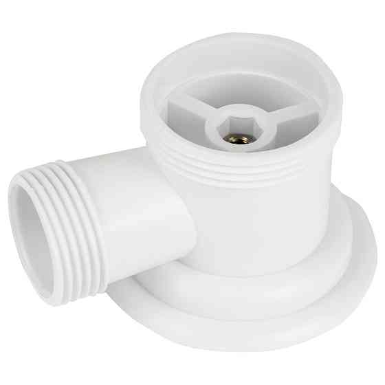 Сифон для ванни з корком на ланцюжку й адаптером Ø 40/50 мм WIRQUIN (9543420) Київ