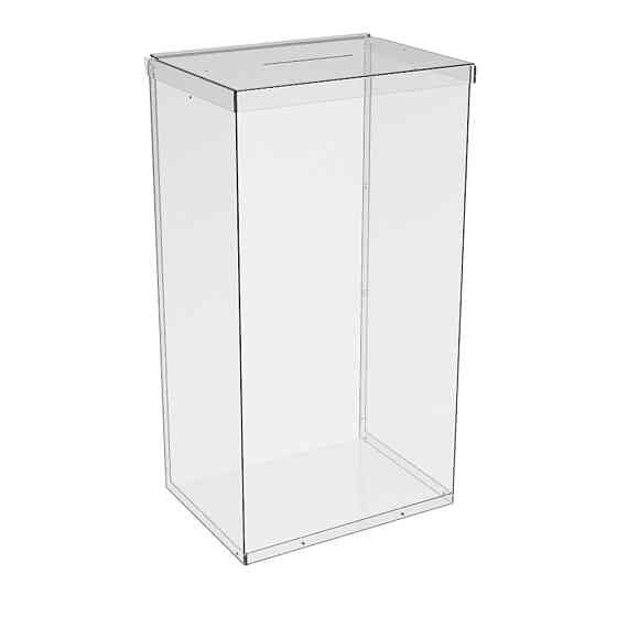 Ящик EKOSTAR без замка для пожертвований и сбора денег 270x200x500. Объем 27 литров Киев