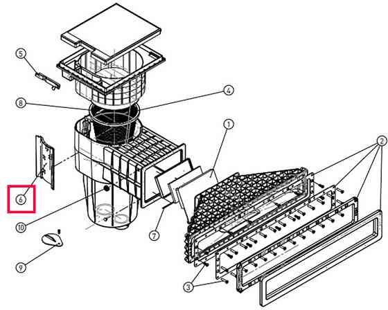 Держатель датчика X-Line для скиммера Hayward X-Pro 600 Киев