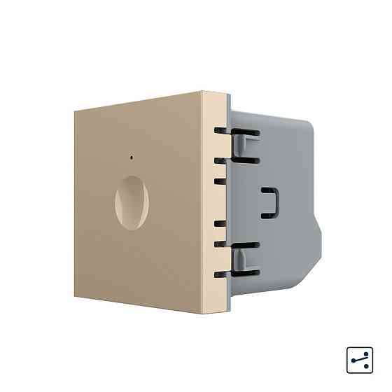 LIVOLO Сенсорний вимикач LIVOLO Sense, золотий, прохідний / перехресний, 5А 230В, без нейтралі, Коломия