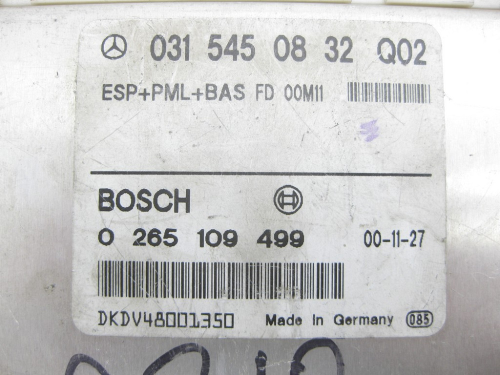 Mercedes-Benz  A0315450832 Блок керування ESP+PML+BAS E-class W210 E-class S210 Одеса - фото 6
