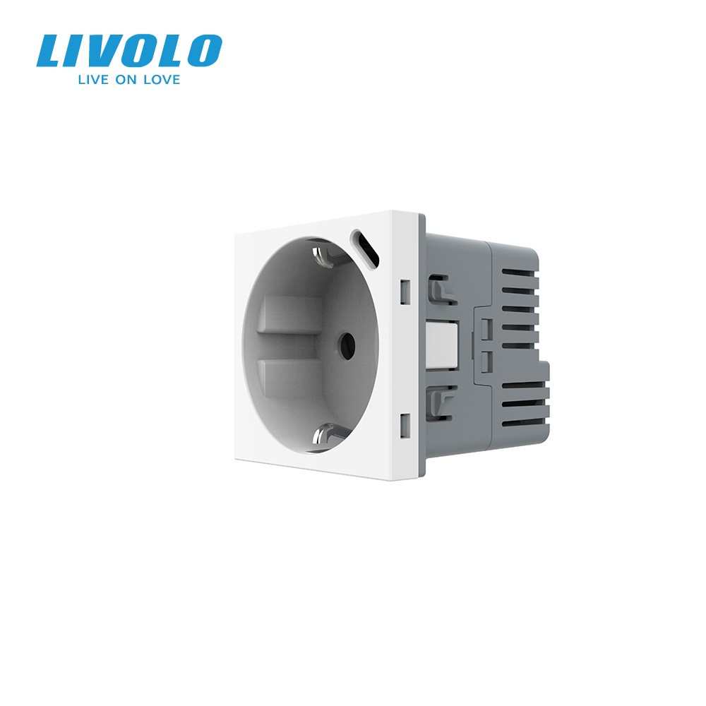 LIVOLO Електрична розетка LIVOLO з USB Type-C PD 18Вт, швидке заряджання iPhone, біла, 16А 230В Коломия - фото 8