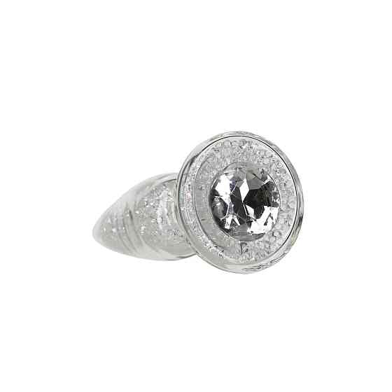 Стеклянная анальная пробка Pillow Talk Fancy Luxurious Glass Anal Plug, ⌀3,1см, вибропуля в подарок Sex Aura Киев