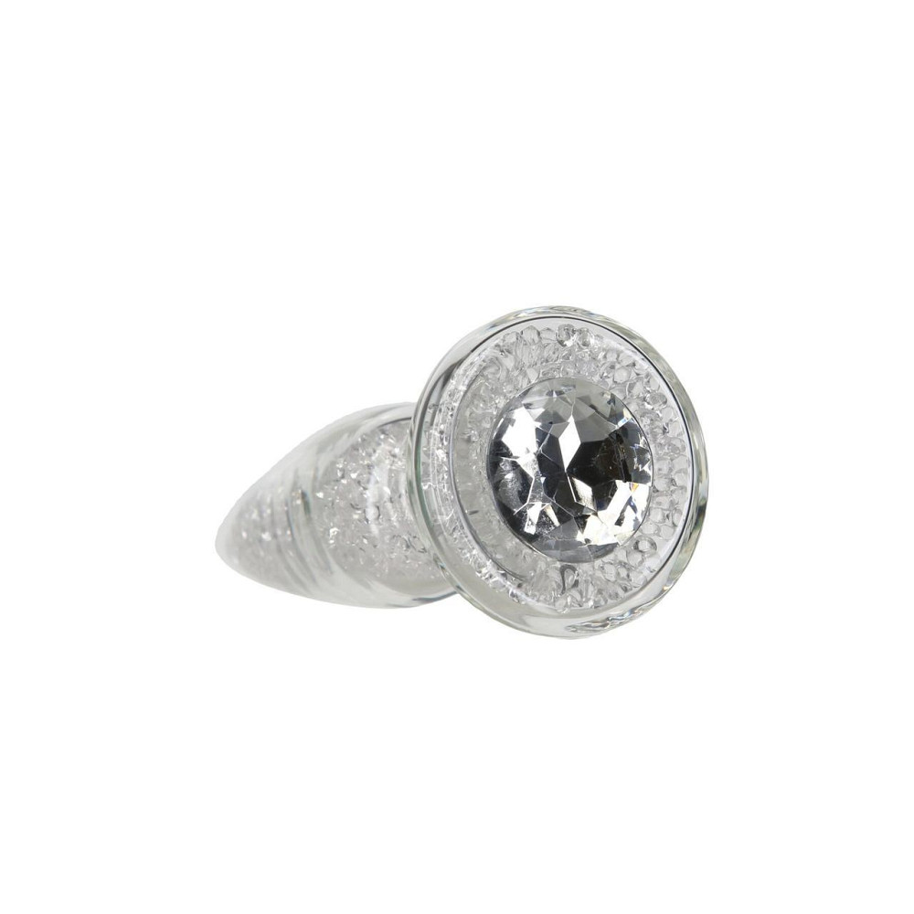Стеклянная анальная пробка Pillow Talk Fancy Luxurious Glass Anal Plug, ⌀3,1см, вибропуля в подарок Sex Aura Киев - изображение 2