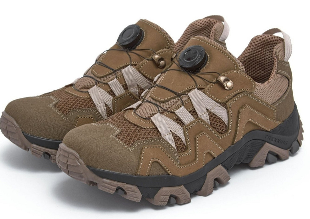 Тактичні кросівки літні,шкіра, сітка,швидка шнуровка,є опт. Киев - изображение 4