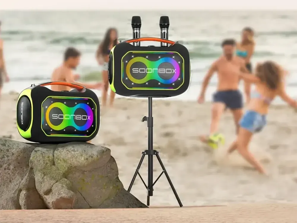 Мінідинамік Bluetooth SOONBOX S6300PRO портативна колонка, потужний звук, до 24ч, Bluetooth 5.0, вологозахист IPX5, AUX, TF-карта Одеса - фото 1