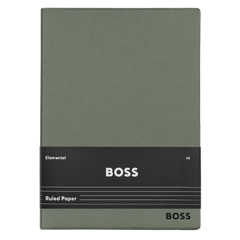 Блокнот A5 Hugo Boss ESSENTIAL  Khaki  Lined Ровно - изображение 3