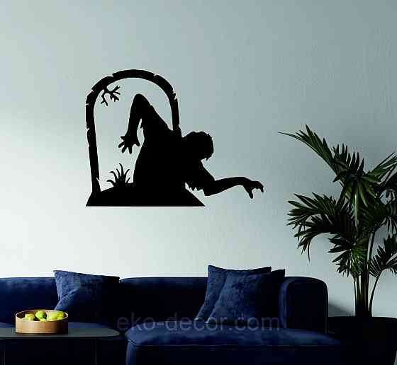 Декоративне настінне Панно «Кладливо», Декор на стіну 110*85 см, Чорний Київ