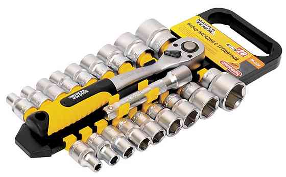 MASTERTOOL Набір головок торцевих 6-гранних MASTERTOOL ½" 8-32 мм з тріскачкою 72 зубці подовжу Киев