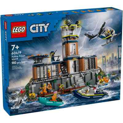 Конструктор LEGO City Поліцейський острів-в&apos;язниця 980 деталей (60419) Вінниця