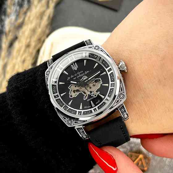 Awarder 021-3D Де би не була Silver-Black-Black Leather Киев