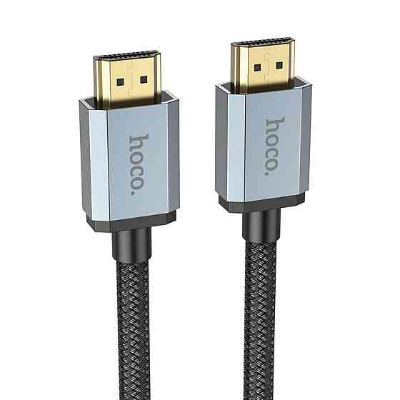 Кабель HOCO US03 HDTV 2.0 Male to Male 4K HD data cable(L=3M) Black Київ