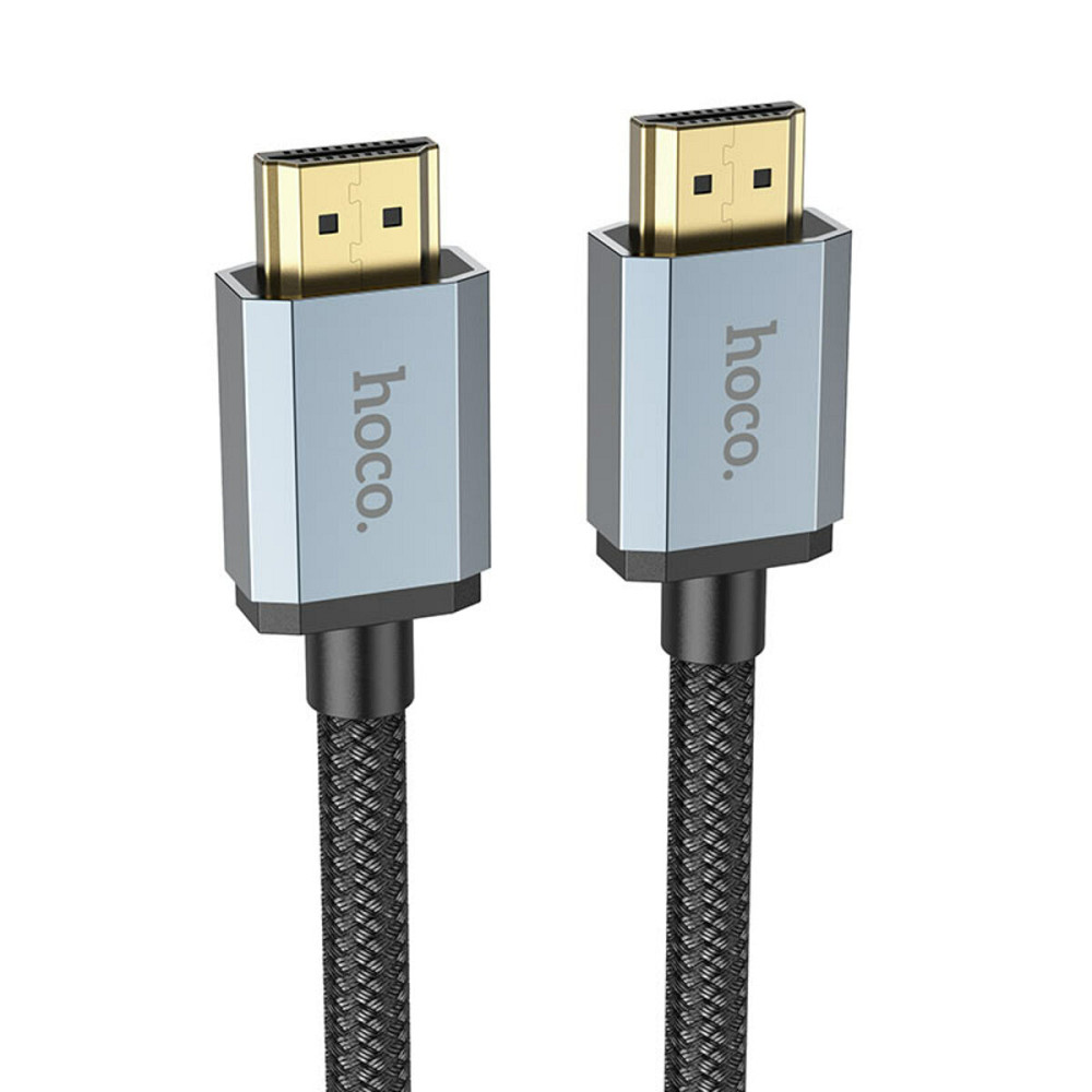 Кабель HOCO US03 HDTV 2.0 Male to Male 4K HD data cable(L=3M) Black Київ - фото 2