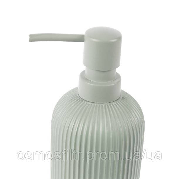 Дозатор для мила Axentia  Samos м'ятний полігума Ø 7,7 см Н 17,6 см 330 мл (136181) Київ - фото 2