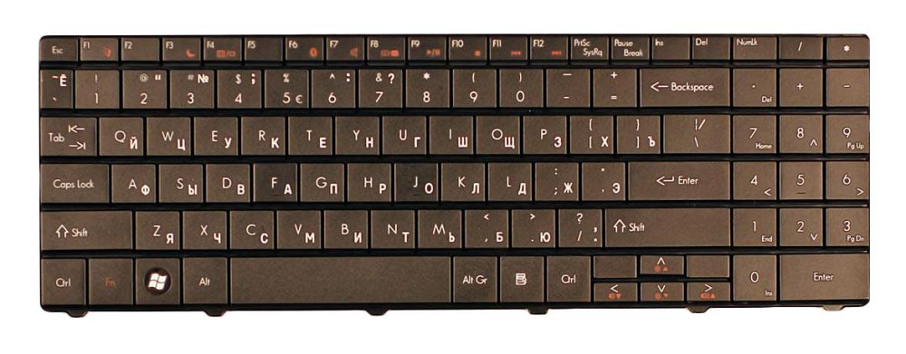 Клавиатура для ноутбука Acer Packard Bell (TJ61) Black RU Вінниця - фото 2