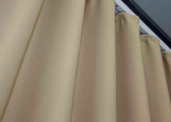 Комплект готових штор VR-Textil Блекаут Midnight № 1222ш Кремовий 135х270 см 2 шт (39-987) Київ