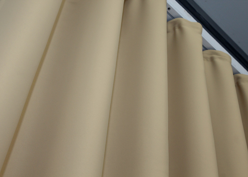 Комплект готовых штор VR-Textil Блэкаут Midnight № 1222ш Кремовый 135х270 см 2 шт (39-987) Киев - изображение 6