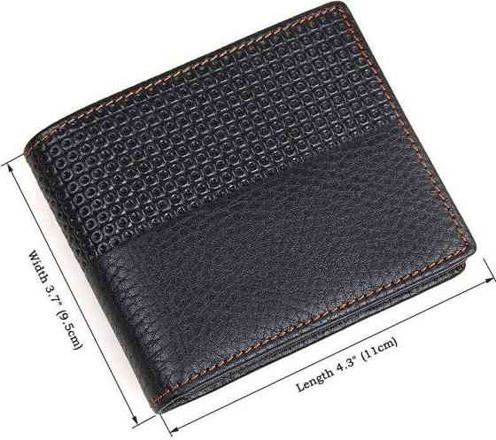 Гаманець чоловічий Vintage 14452 шкіряний Чорний Київ