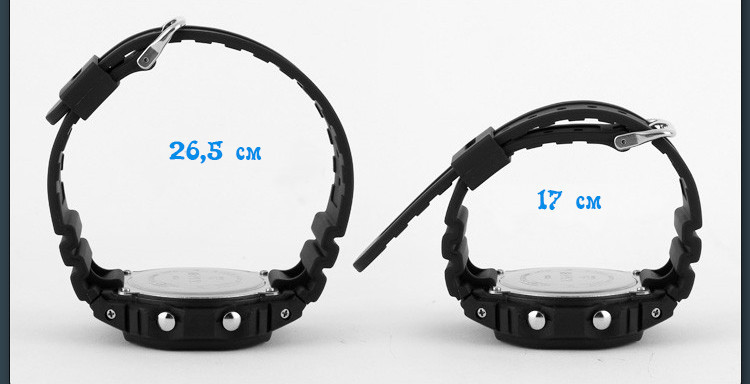 Чоловічий спортивний годинник Skmei 1134 (Чорний з чорним екраном) Вінниця - фото 10