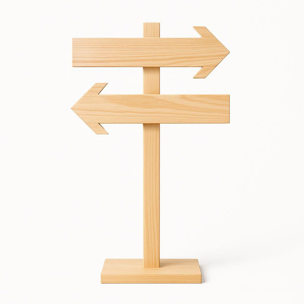 Напольная стрелка-указатель 