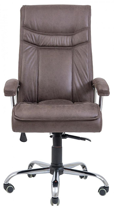 Офісне Крісло Керівника Richman Burgas Ameli Brown Хром М3 MultiBlock Коричневий Київ - фото 2