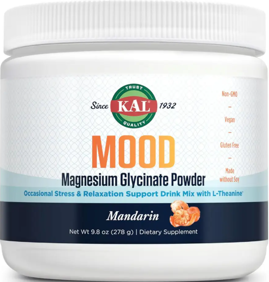 Магний глицинат KAL Mood Magnesium 278g мандарин Киев - изображение 1