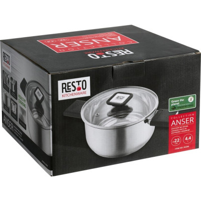 Каструля Resto Anser 22 см 4.4 л (92204) Вінниця - фото 7