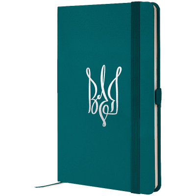 Книга записная Axent Partner Воля 125x195 мм, 96 листов, клетка, малахитовая (8201-31-5-A) Винница - изображение 1