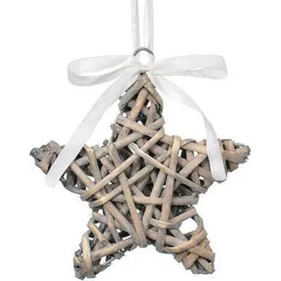 Украшение декоративное Jumi Звезда 14 см Ротанг (5900410711020) Винница - изображение 1