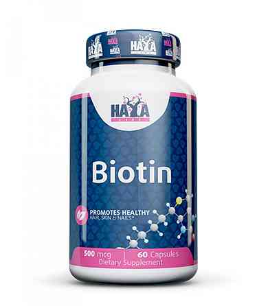 Біотин Haya Labs Biotin 500 mcg 60 caps Луцьк
