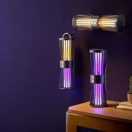 Бесшумная лампа-ловушка для комаров, ночник, зарядка через USB, LY-936 Коломия