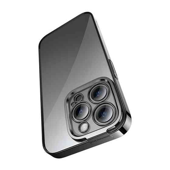 Чохол Iphone 14 Pro Max прозорий загартоване скло Baseus Glitter ARMC021101 Київ