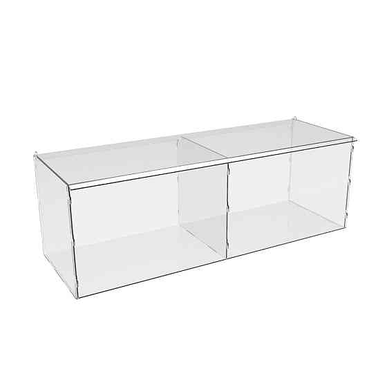 Коробка акрилова EKOSTAR 2 комірки 540х180х180 з кришкою Київ