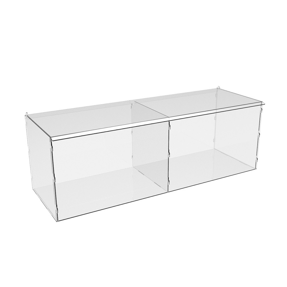 Коробка акрилова EKOSTAR 2 комірки 540х180х180 з кришкою Київ - фото 2