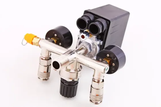 Пресостат для компресора Intertool у складі (редуктор, 2ман, 2 кольори) Вінниця